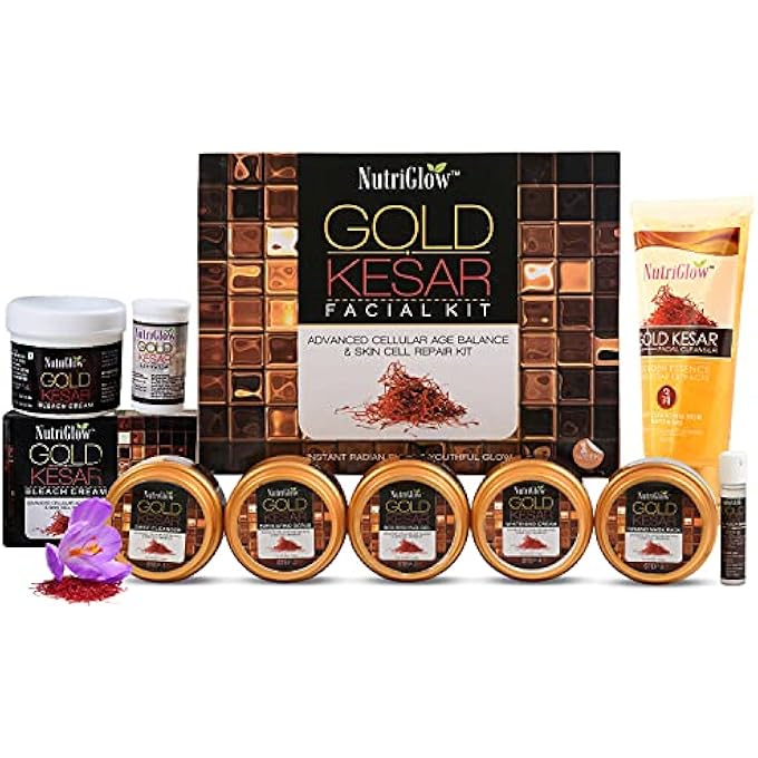 NUTRIGLOW طقم وجه النساء لتعزيز الإشراق الفوري بالرغوة الذهبية كيسار - Image 1